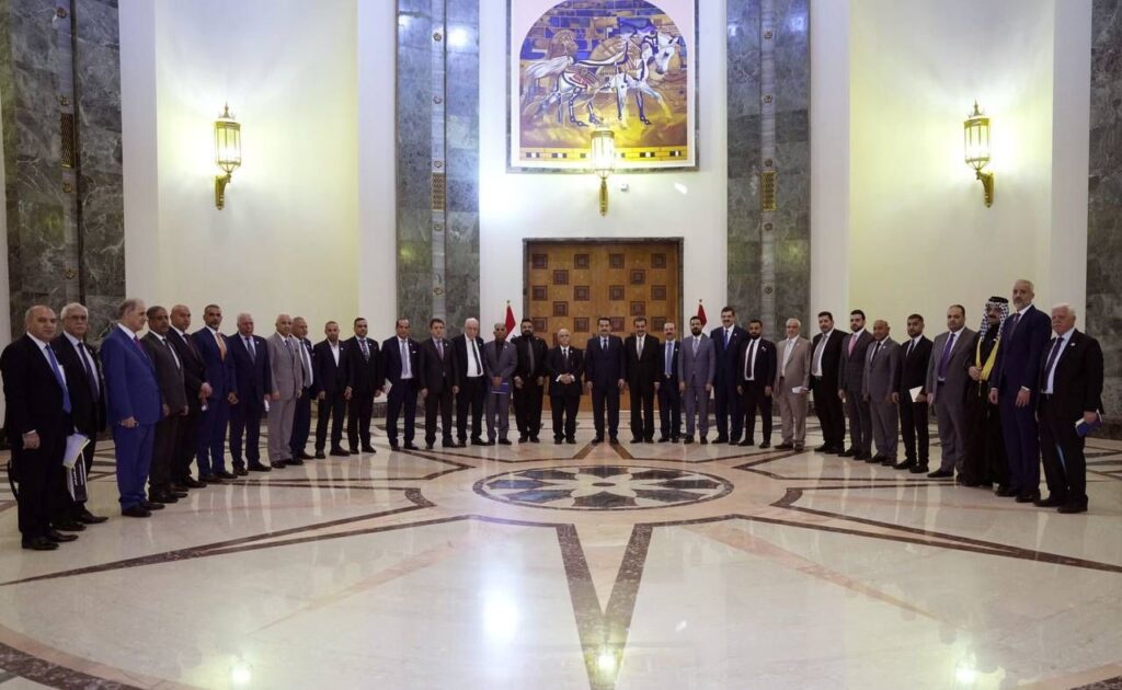 Meeting of the Iraqi Prime Minister with Businessmen and Private Sector On July 22, 2023